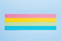 Rainbow stripe pattern adhesive strip creativity turquoise rectangle.