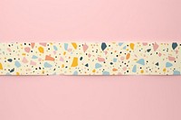 Terrazzo pattern adhesive strip backgrounds wallpaper confetti.