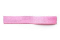 Pink dot pattern adhesive strip white background accessories rectangle.