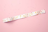 Terrazzo pattern adhesive strip confetti paper celebration.