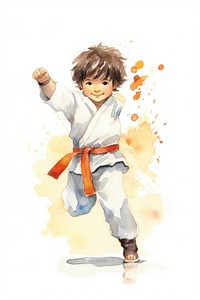 Karate Kick karate sports child.