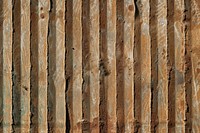 Corrugated plate scratch texture backgrounds hardwood outdoors.