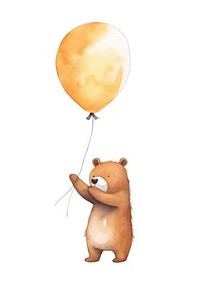 Beaver balloon mammal bear.