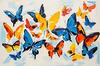 Butterflies painting animal art.