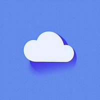 Minimal Abstract Vector illustration of a cloud logo astronomy outdoors.