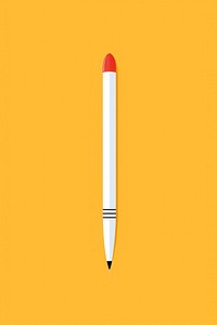 Minimal Abstract Vector illustration of a pen cosmetics lipstick weaponry.