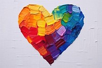 Rainbow heart abstract backgrounds creativity.