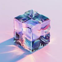Shiny ice cube crystal clothing jewelry.