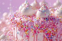Cake background sprinkles dessert icing.