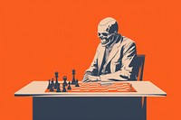 Skeleton chess game intelligence.