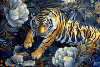 Tiger backgrounds wildlife animal.