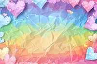 Doodle frame paper backgrounds rainbow.