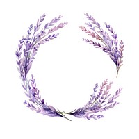 Lavender flower wreath plant.