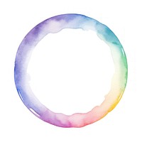 Rainbow circle frame border white background accessories accessory.