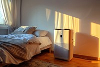 Airpurifier bedroom furniture pillow.