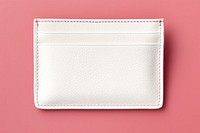 White leather card holder handbag wallet accessories.