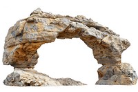 Inflexed arch outdoors nature rock.