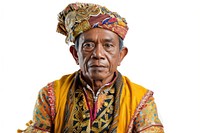 Indonesia man in a traditional costume portrait adult photo.