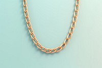 Gold chain necklace jewelry accessories.