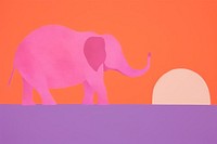 Elephant wildlife painting animal.