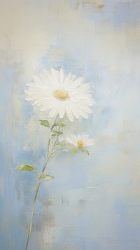 Beautiful daisy backgrounds painting flower.