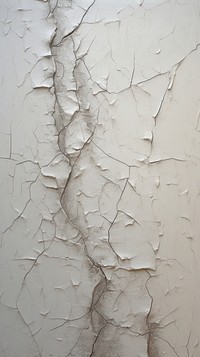 Crack wall plaster rough.