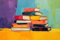 Books painting backgrounds art.