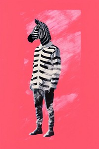 Zebra art animal mammal.