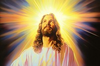 Jesus Christ portrait art spirituality.