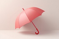 Umbrella red protection simplicity.