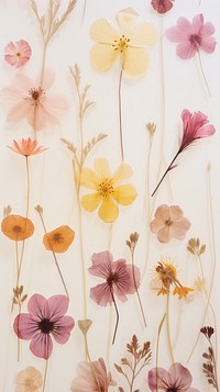 Real pressed pastel flowers backgrounds pattern petal.