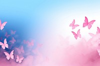 Blue butterflies gradient background backgrounds abstract outdoors.