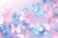 Blue butterflies gradient background backgrounds abstract nature.