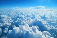 Photo of a view of clouds sky backgrounds outdoors.