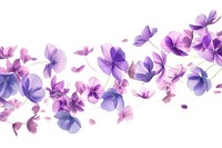 Spring flowers pattern purple petal.