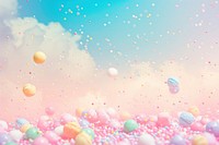 Photo of pastel sky backgrounds sweets confectionery.