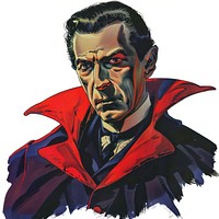 Dracula painting portrait drawing.