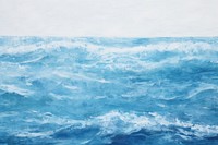 Acrylic painting ocean backgrounds horizon.