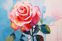 Rose painting backgrounds flower.