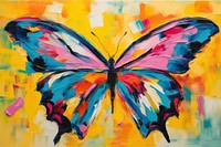 Butterfly painting art creativity.