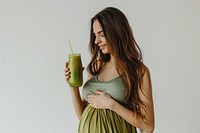 Healthy pregnant woman drink drinking adult.