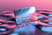 Surreal abstract style creditcard text transportation electronics.