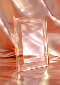 Surreal abstract style photoframe backgrounds shiny glass.