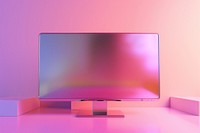 Surreal abstract style tv monitor television screen electronics.