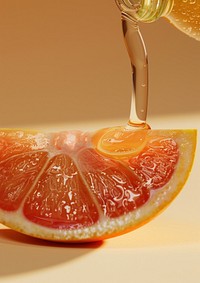 Clear oil serum grapefruit plant food.