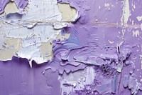 Blue-violet purple rough paint.