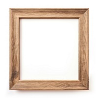 Oak wood square frame vintage backgrounds white background simplicity.