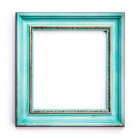 Pastel turquoise square frame vintage backgrounds white background architecture.