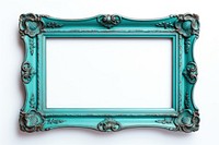Turquoise frame vintage backgrounds white background architecture.