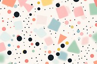 Cute confetti pastel backgrounds pattern abstract outdoors.